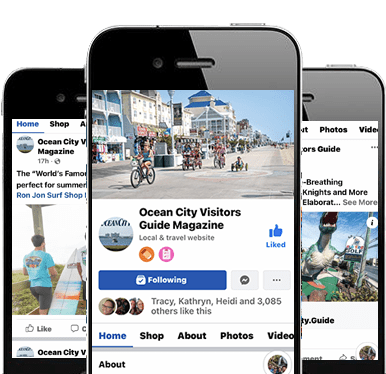 ocean city visitors guide facebook page