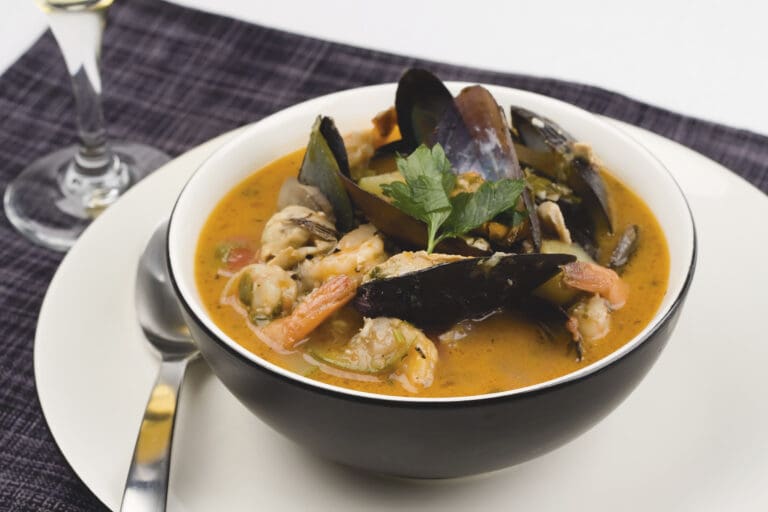Bowl of Seafood Soup