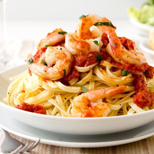 pasta with shrimp