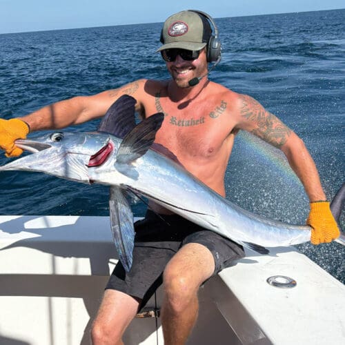 WHITE MARLIN OPEN COMPETITOR with Marlin on boat