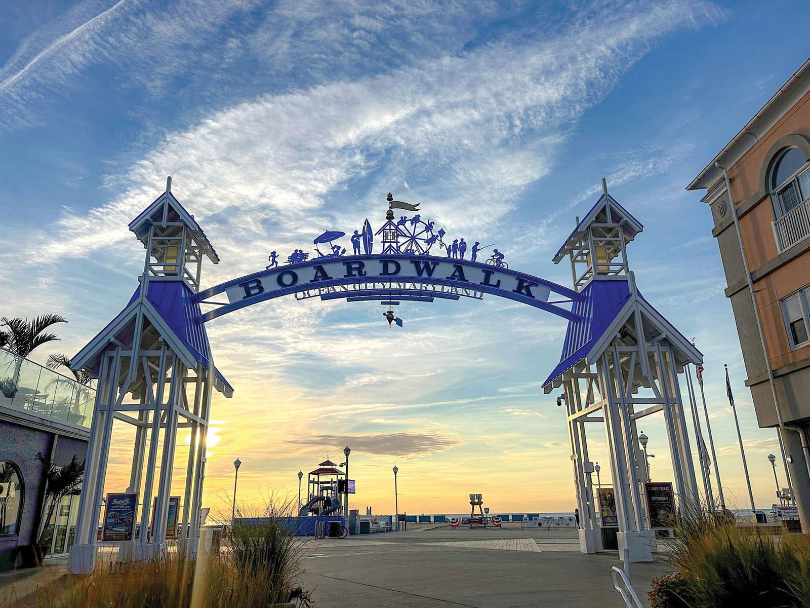 Ocean City Boardwalk Arch. Photo Courtesy of Ocean City Tourism